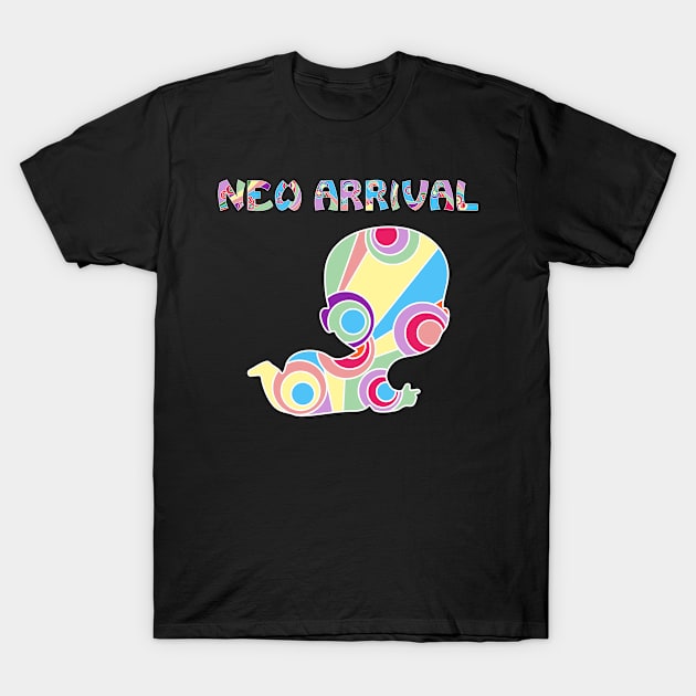 New arrival colorful baby Funny illustration T-Shirt by HappyGiftArt